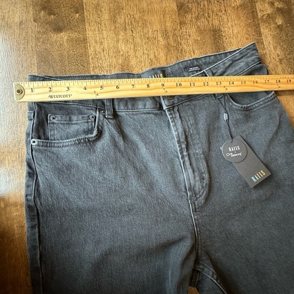 Rails The Sunset High Rise Slim Flare Black Jeans Size 32 - Picture 7 of 14